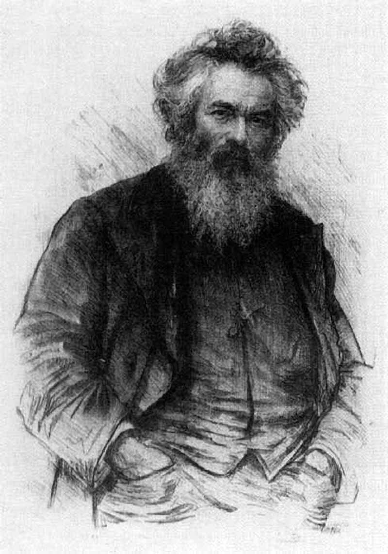 i. shishkin. etching 1894