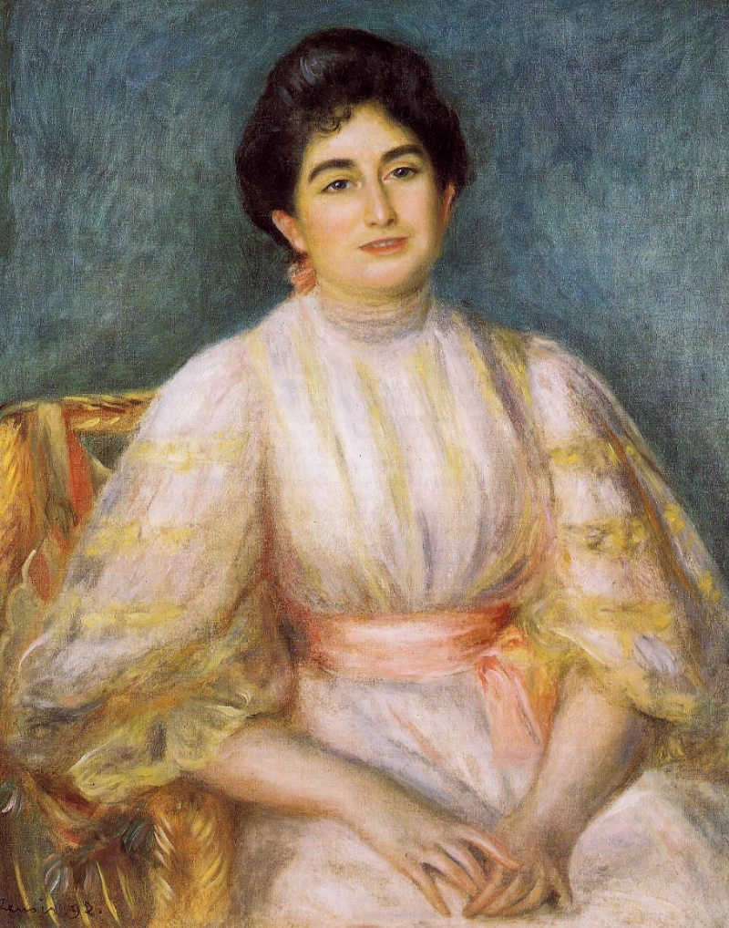 Pierre Auguste Renoir Madame Paul Gallimard Descriptif De L