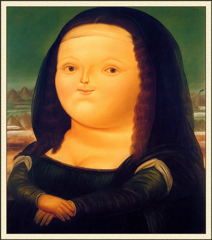 fernando botero. monaliza