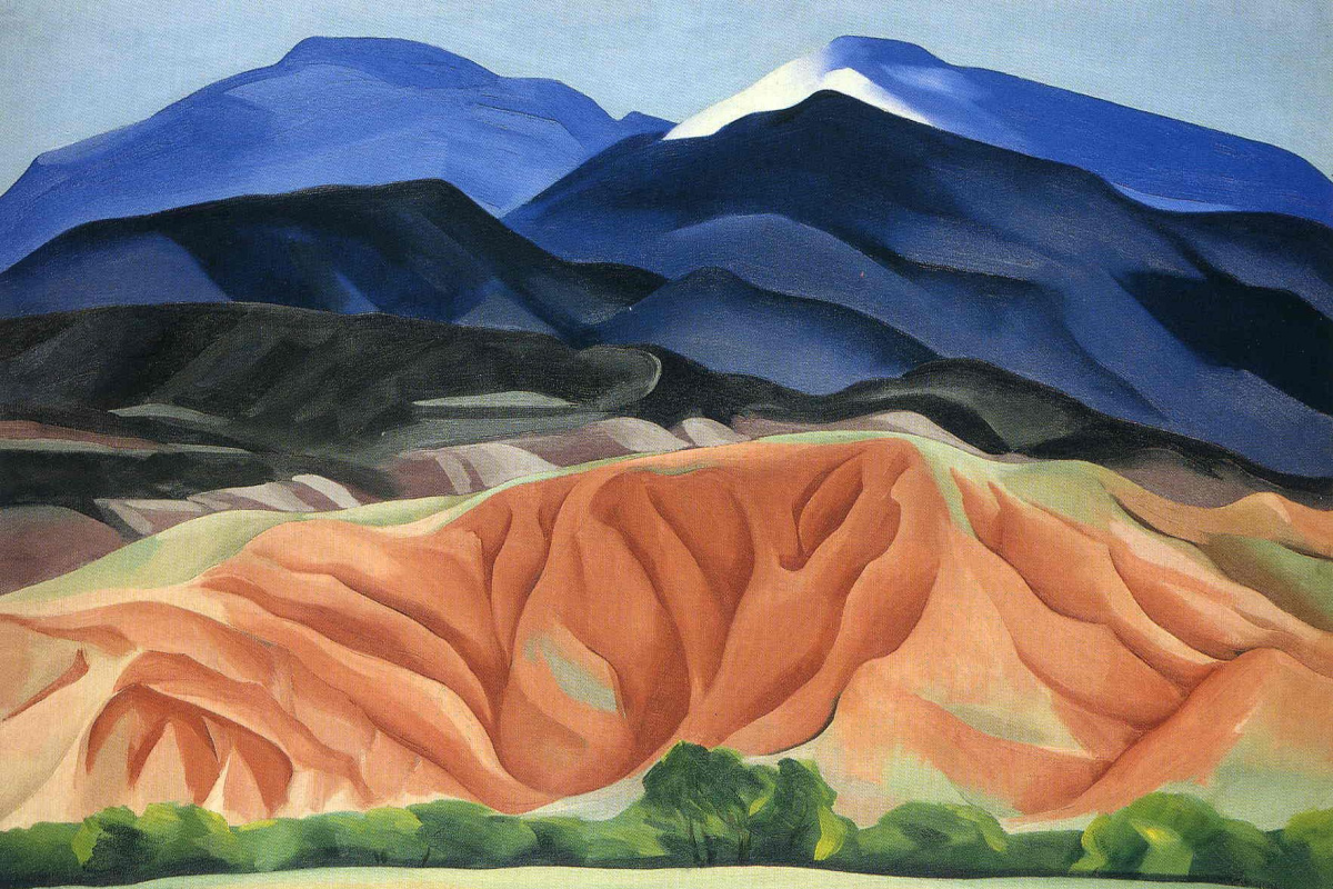 Georgia O'Keeffe. Black Mountain Table, New Mexico