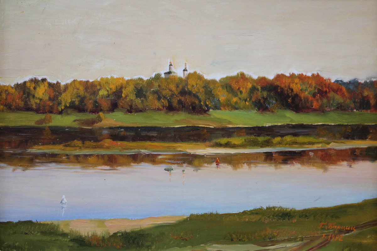 Gennady Shotovich Bartsits. Evening on the Oka River near Kasimov