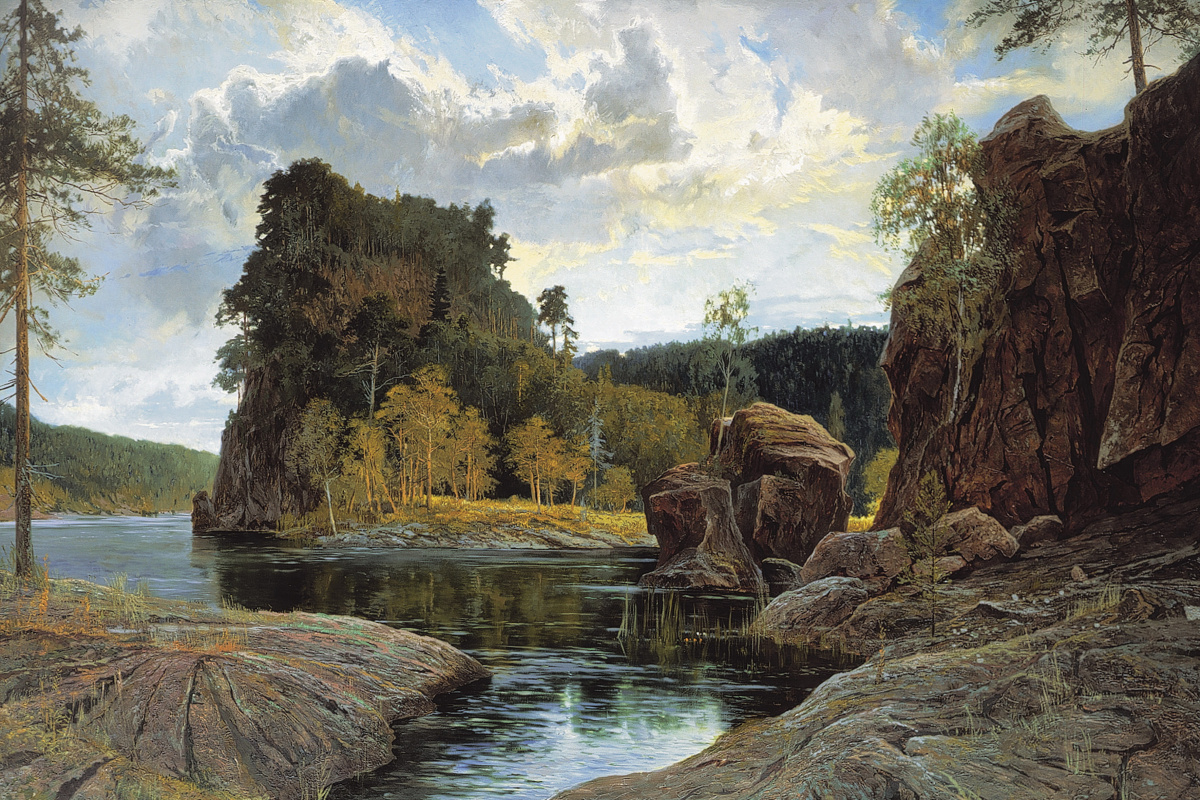 Alexander Pavlovich Afonin. The Island Is Marvelous