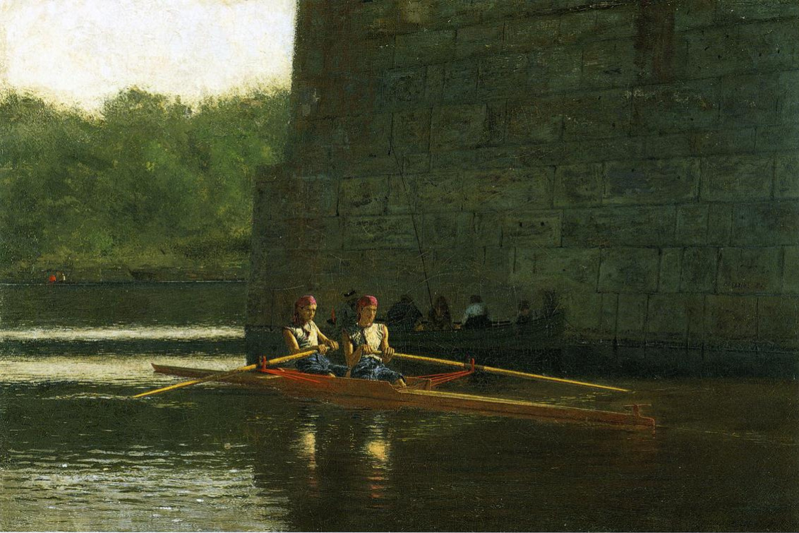 Thomas Eakins. Rowers brothers Schreiber