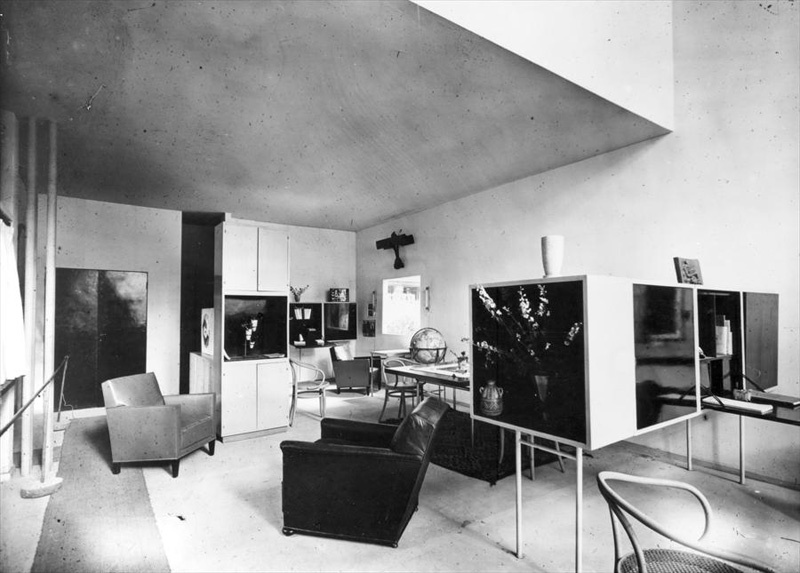 The Esprit Nouveau Pavilion at the International Exhibition in Paris, 1925. Architects Le Corbusier 