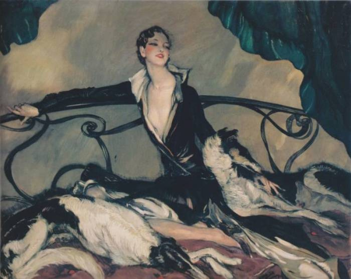 Jean Gabriel Domergue. The Parisian