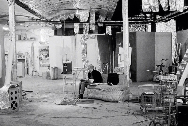 Нат Финкельштейн. Энди Уорхол на Серебряной фабрике, 1966