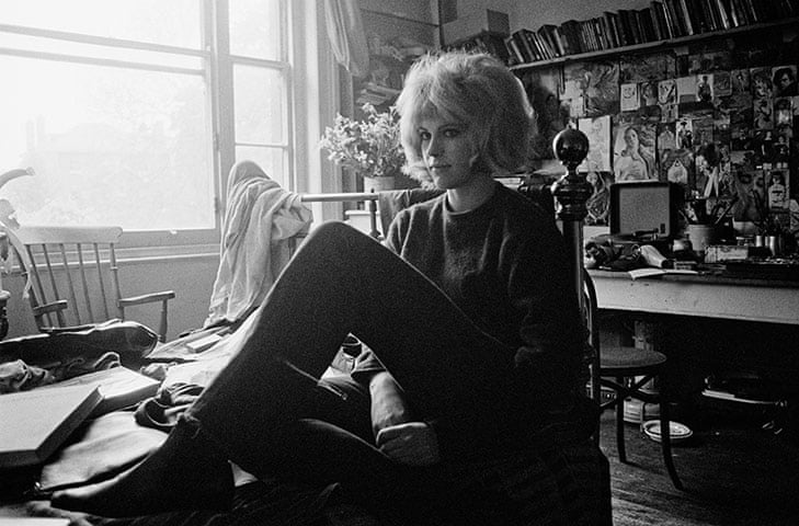 Pauline Boty in her apartment, 1963. Photo: Tony Evans. Source: www.theguardian.com