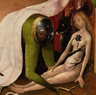 Who knows? Bosch knows. The Garden of Earthly Delights zoomed in