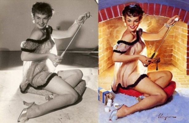 Pin up: "pinned up" sexy girls,  or the way how American painters canonized female beauty (part 1)