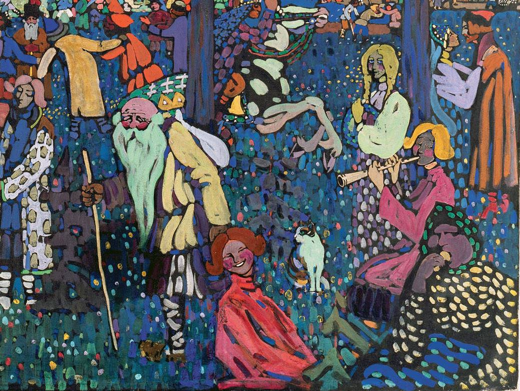 The Colorful Life by Wassily Kandinsky becomes an apple of discord