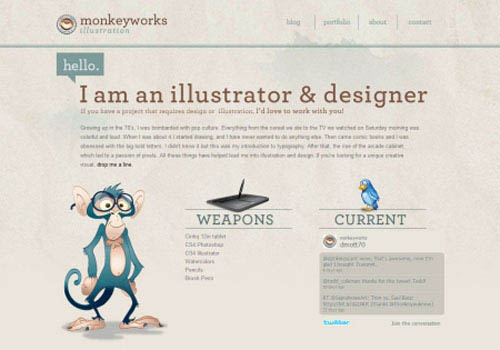 Несколько оригинальных примеров дизайна страницы «О себе» с сайта designmodo.com