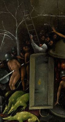 Who knows? Bosch knows. The Garden of Earthly Delights zoomed in