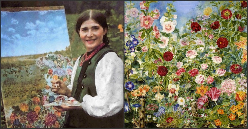 Цветочное царство Екатерины Билокур: 10 фактов о художнице