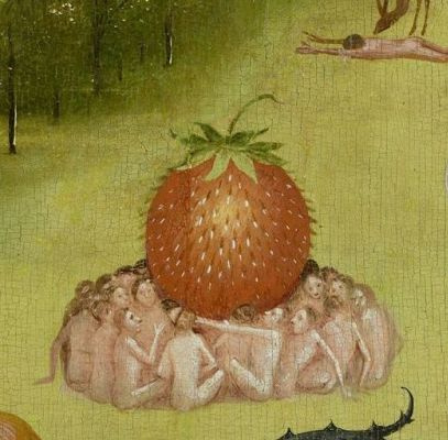 Who knows? Bosch knows. The Garden of Earthly Delights zoomed in