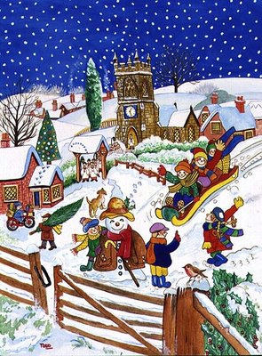Top 10 paintings of cheerful bustle: let's go Christmas shopping!