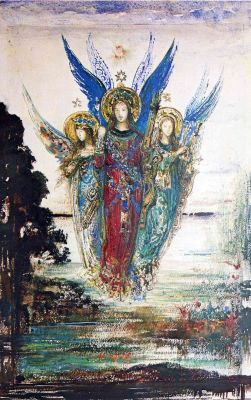 What angels speak about: wonderful wings in art of old and modern artists