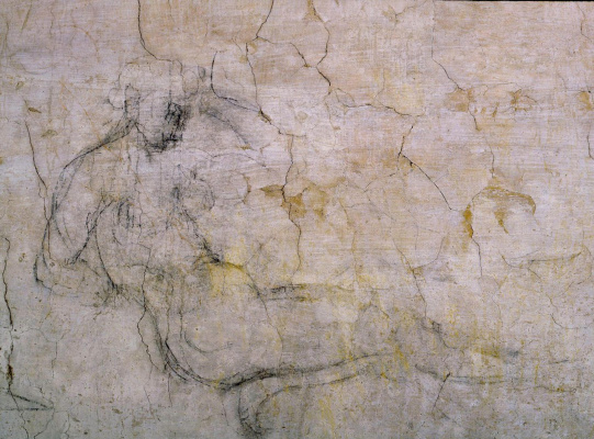 National Geographic published photos of artworks by Michelangelo from a secret room