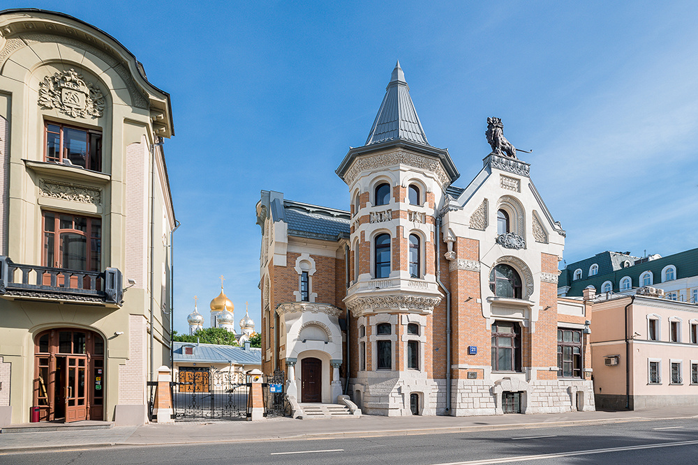 Особняк Кекушевой на Остроженке. Архитектор Лев Кекушев. 1900/1901-1903 гг., Москва. Изначально учас