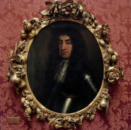 Ashmolean exhibit is one of two oval portraits attributed to John Riley; it depicts King Charles II.