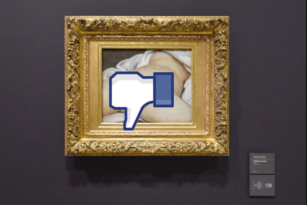 Facebook in court after deactivating user's account for Courbet's painting