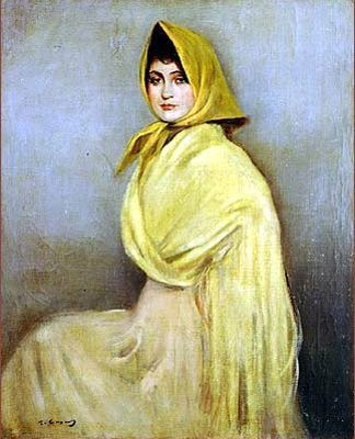 Ramon Casas i Carbó. Girl in yellow