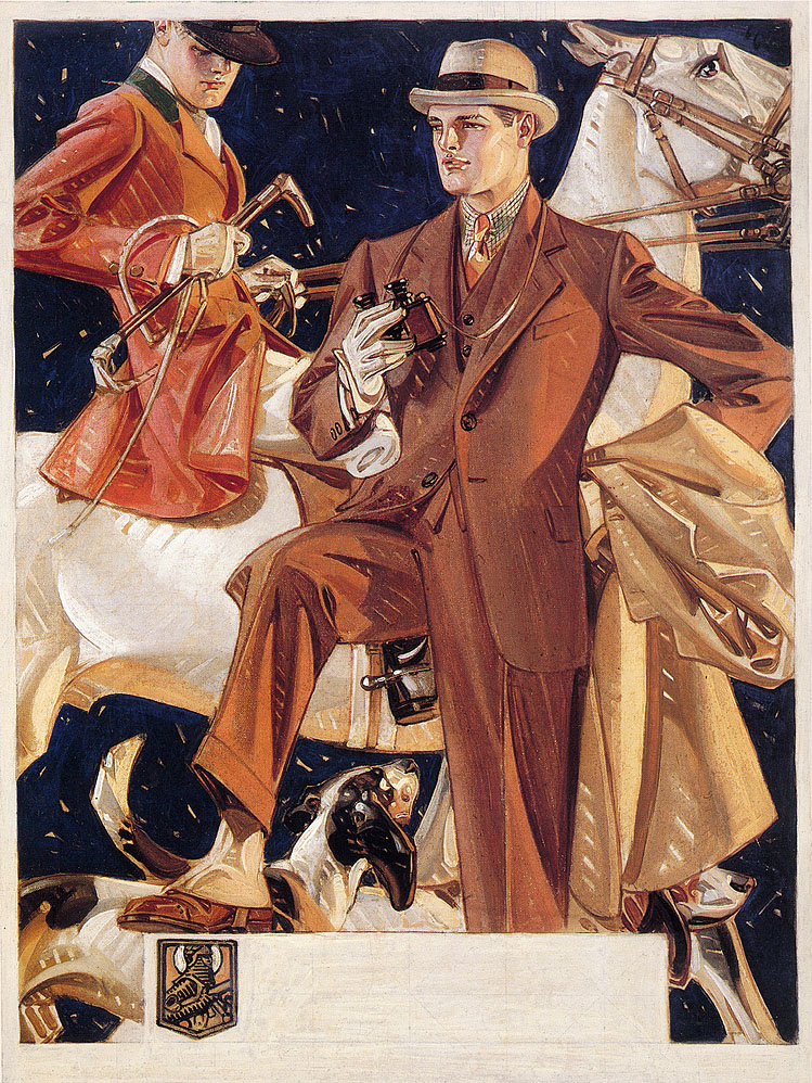 Joseph Christian Leyendecker. The gentleman in the suit