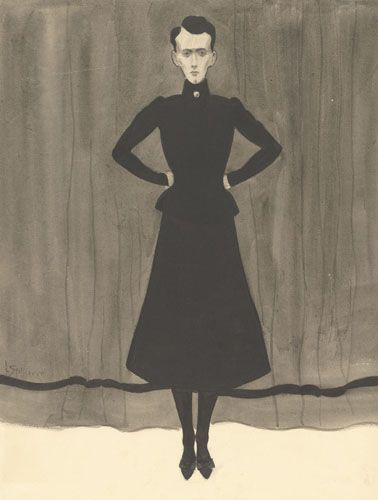 Leon Spilliaert. Stehende Frau