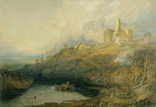 Joseph Mallord William Turner. Warkworth Castle, Northumberland. The sun comes out after a storm