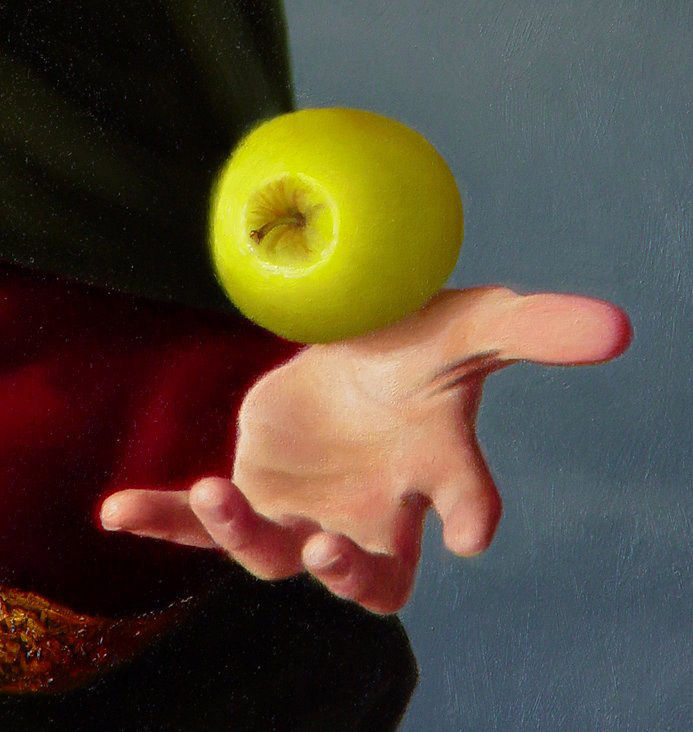 Tim Tyler. Juggling with apples (detail)