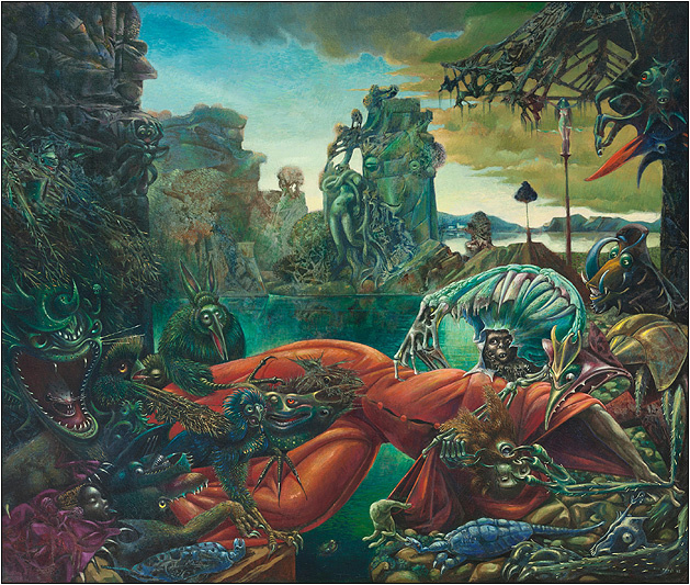 Max Ernst. 圣安东尼的诱惑