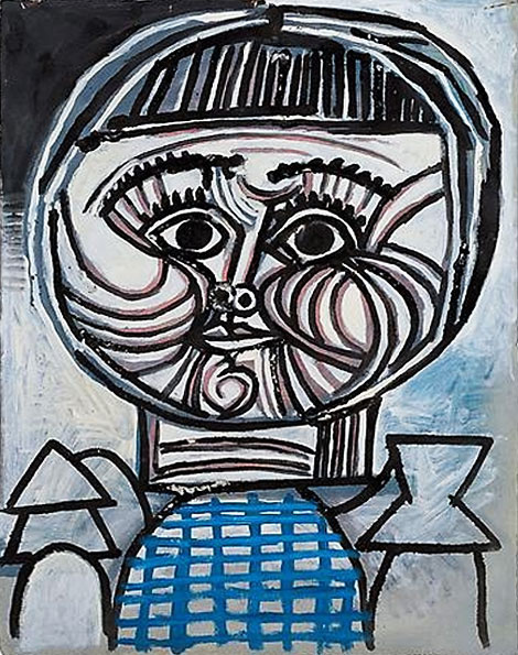 Pablo Picasso. The child's portrait (Paloma)