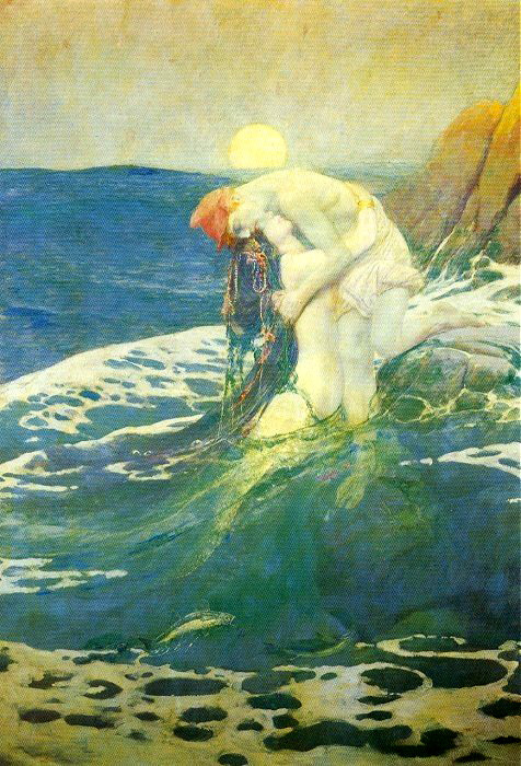 Howard Pyle. Mermaid