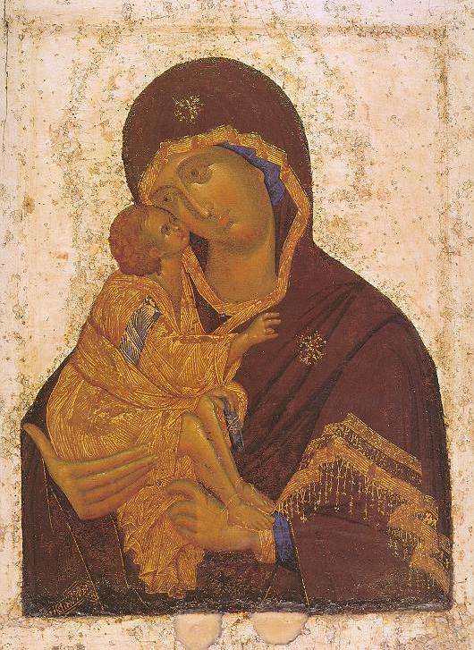 Icon Painting. Donskaya icon of the Mother of God