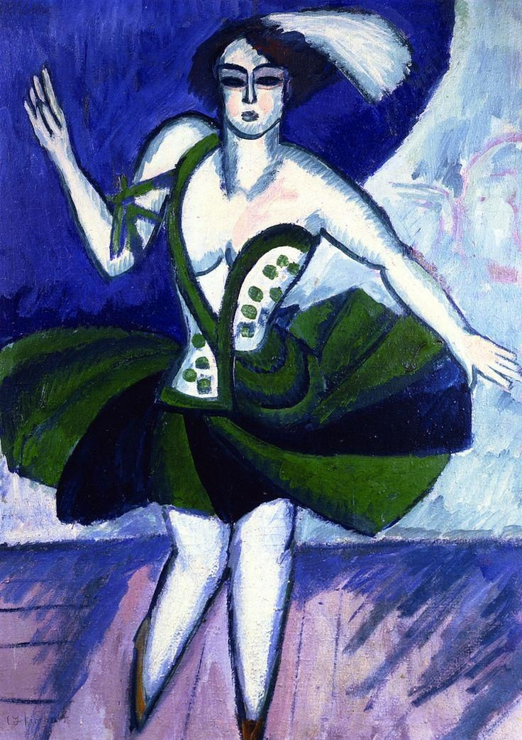 Ernst Ludwig Kirchner. Russian dancer Mela