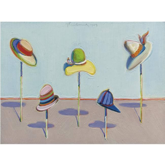 Wayne Thiebaud. Hats