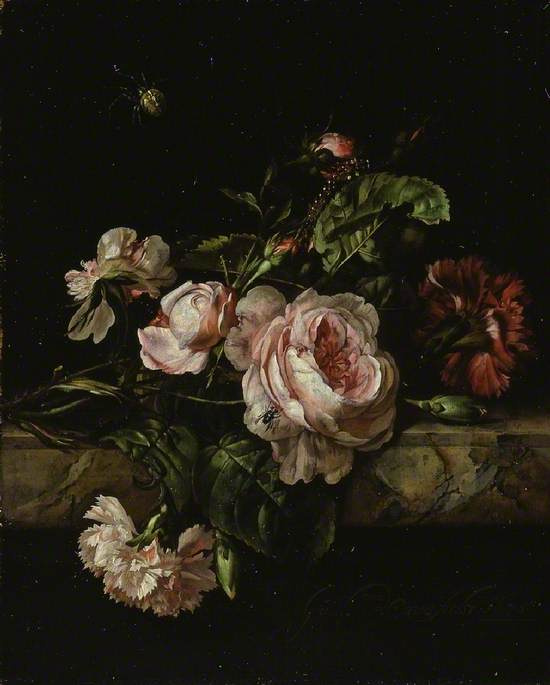Willem van Aelst. Still life with flowers