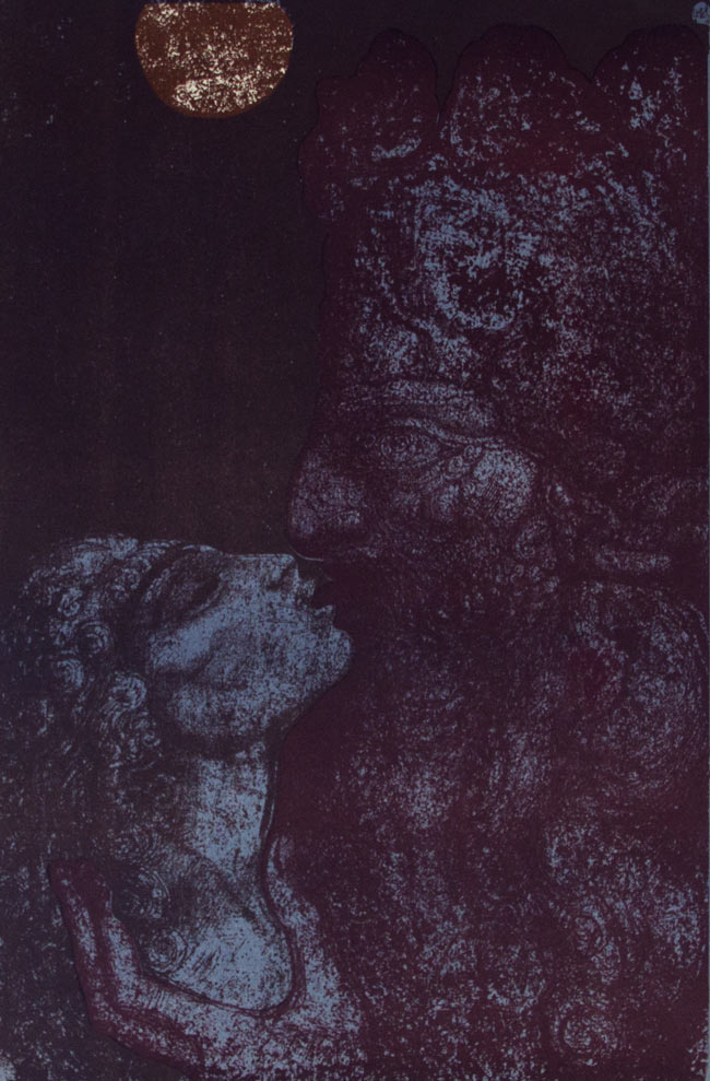 Ernst Fuchs. Samson and Delilah