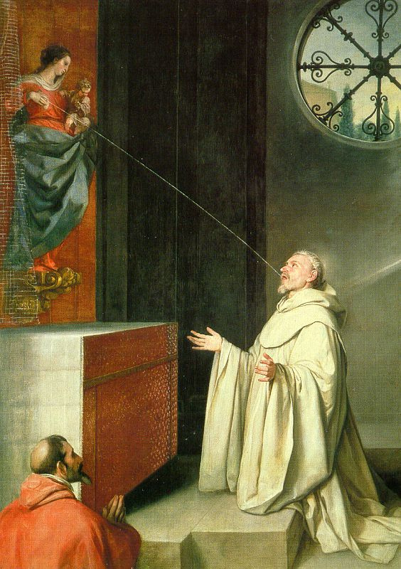 Alonso Cano. The vision of St. Bernard