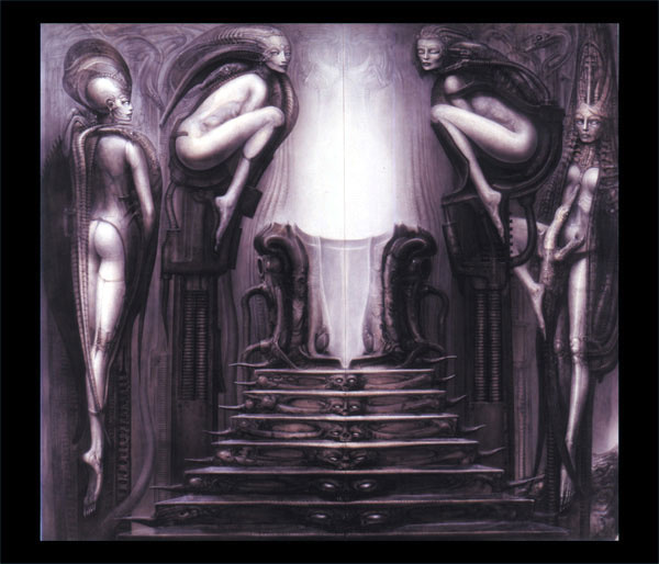 Hans Rudolph Giger. The passage of the temple - the path of the magician