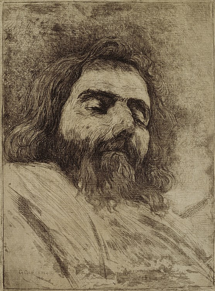 Giovanni Giacometti. Giovanni Segantini on his death bed