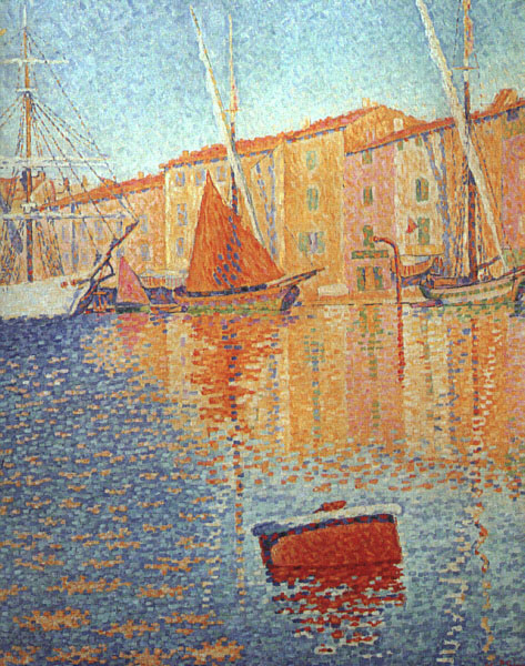 Paul Signac. The red buoy