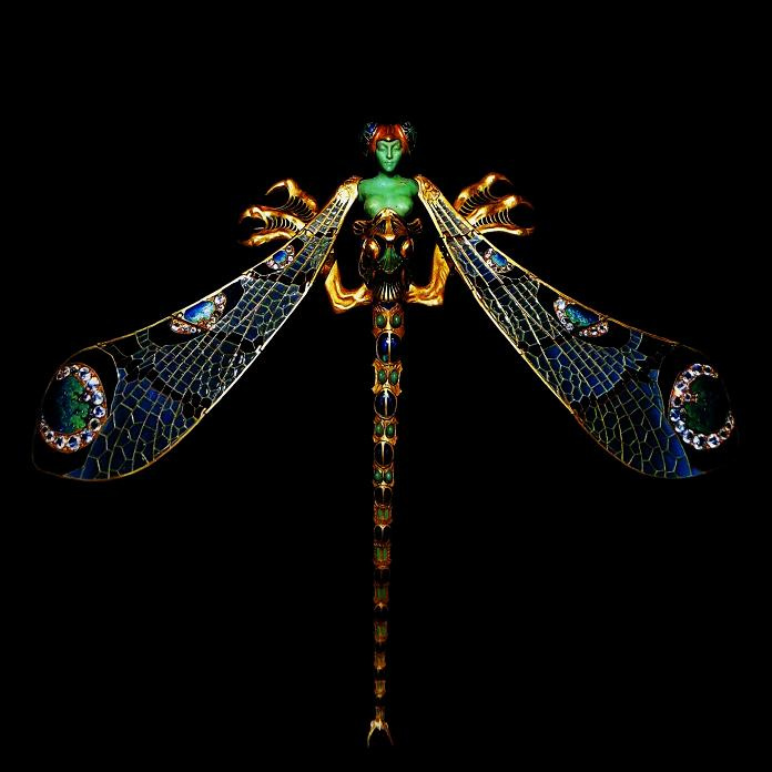 Rene Jules Lalique. A female dragonfly