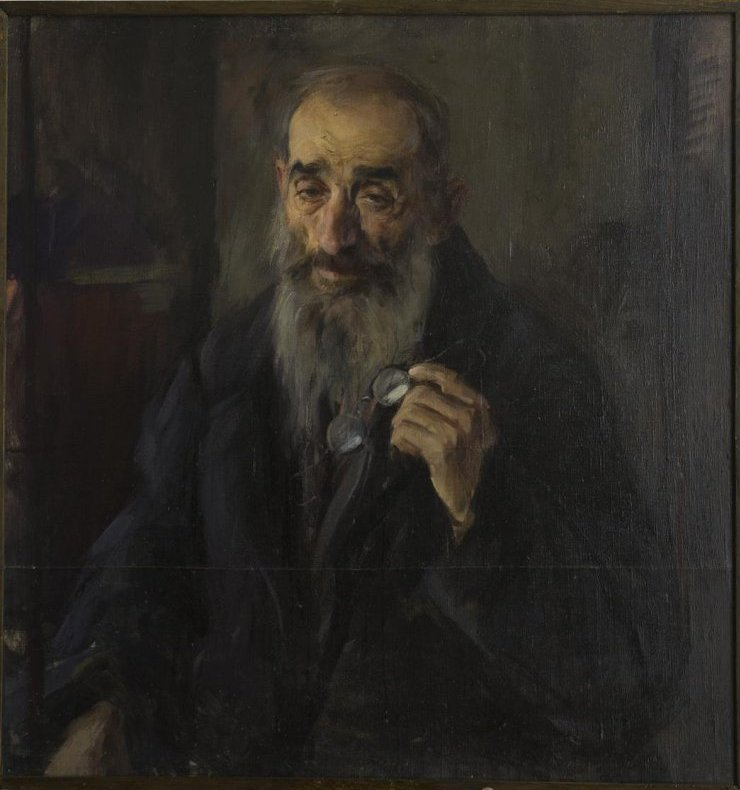 Pavel Petrovich Benkov. Portrait of old greek
