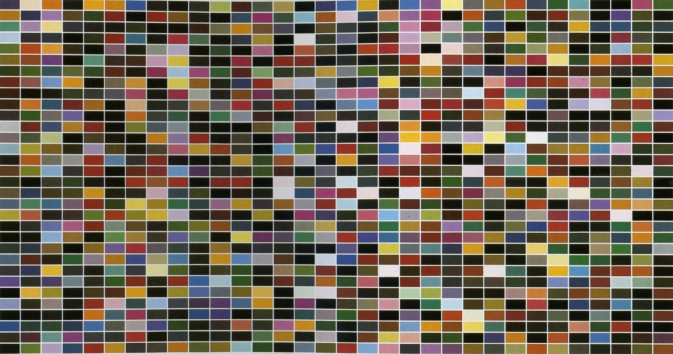 Gerhard Richter. 1024 colors. Series "Color scale"