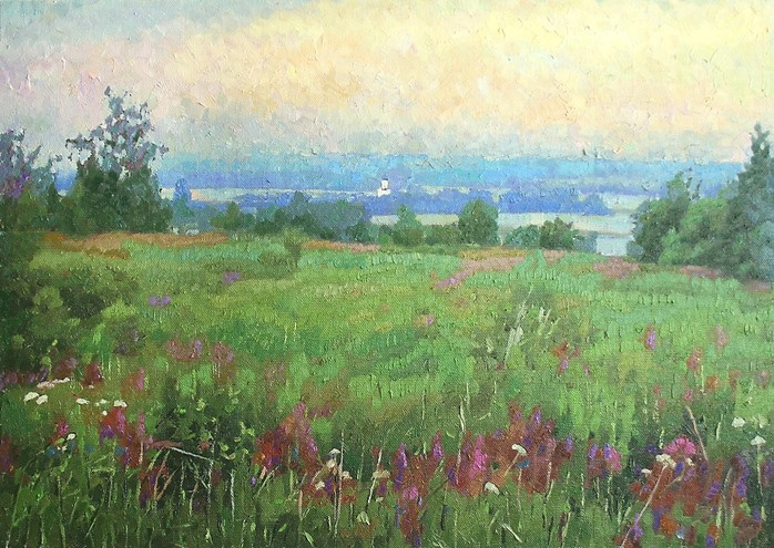 Mikhail Rudnik. Morning in Bogolyubovo