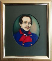 Victor Petrovich Burmin. Portrait of M. Yu. Lermontov