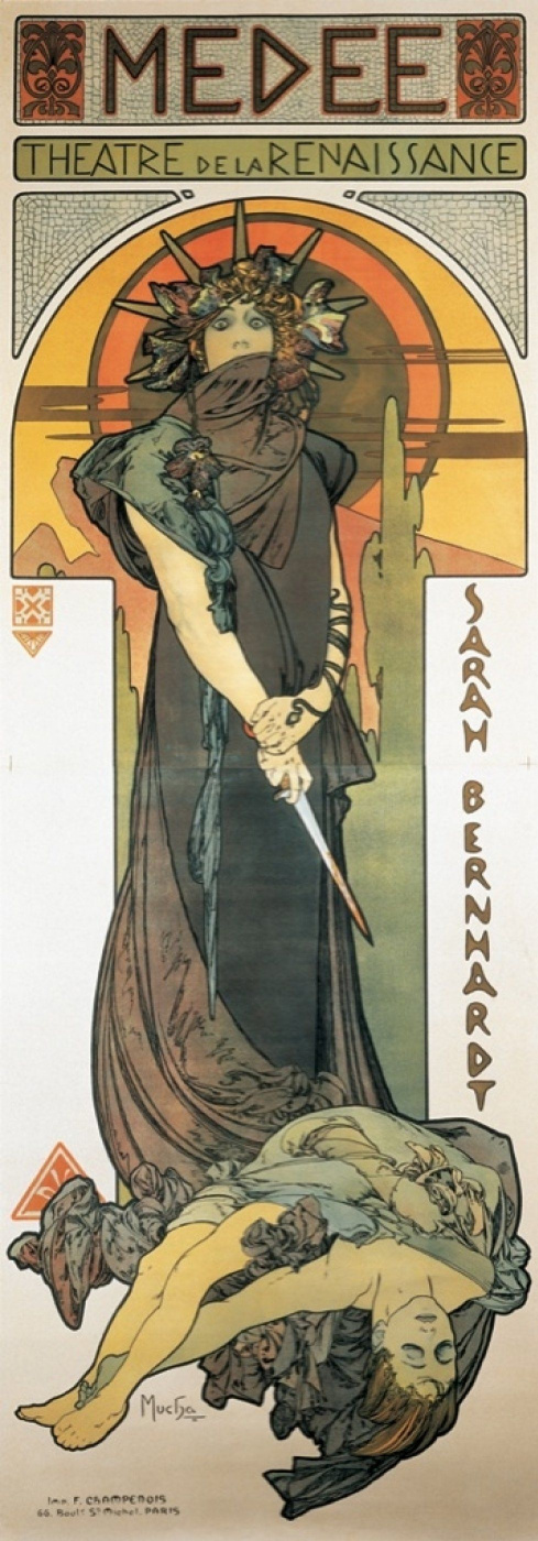 Alfonse Mucha. Medea