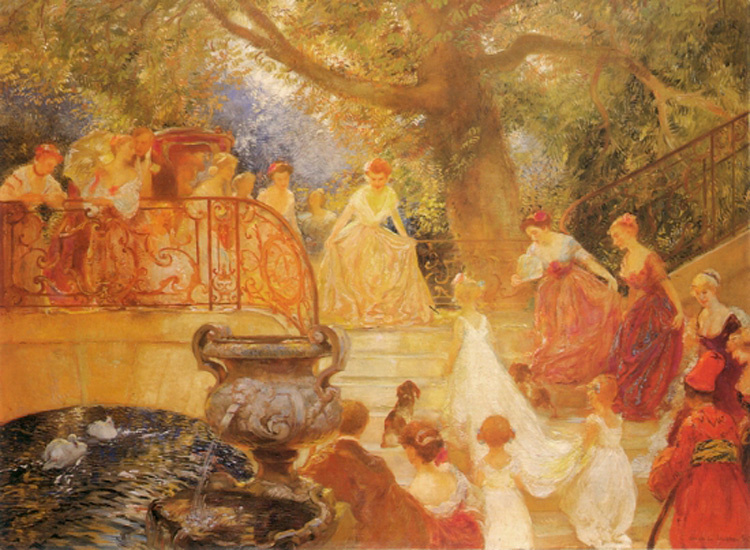 Gaston de Latush. Visit the daughters of the king