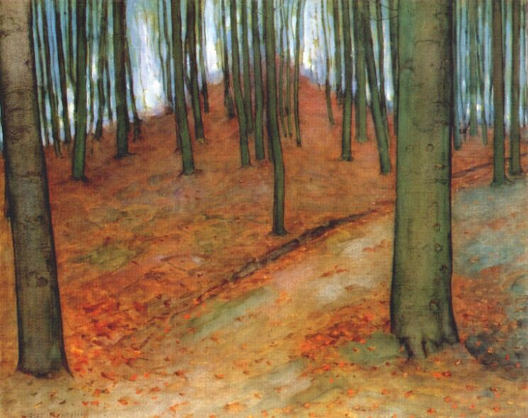 Piet Mondrian. Beech forest