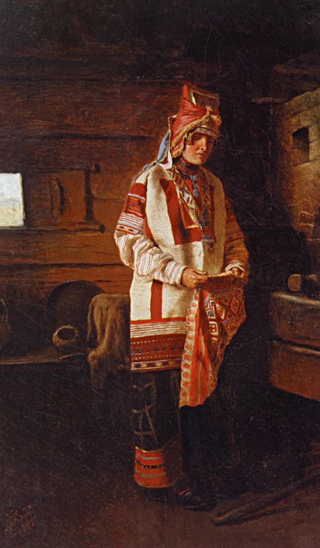 Mikhail Petrovich Klodt. Girl mordovka